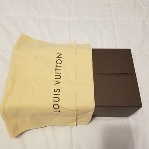 Louis Vuitton box and small dust bag